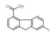 7-iodo-9h-fluorene-4-carboxylic acid Structure