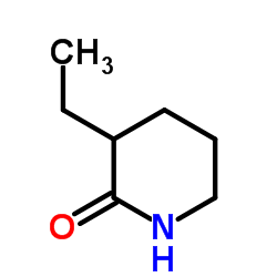 3-Ethyl-2-piperidinone结构式