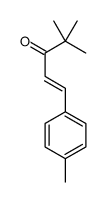 4,4-dimethyl-1-(4-methylphenyl)pent-1-en-3-one Structure