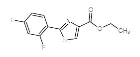 Ethyl 2-(2,4-difluorophenyl)thiazole-4-carboxylate picture