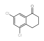 5,7-二氯-3,4-二氢萘-2(1H)-酮结构式