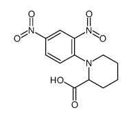 1-(2,4-dinitrophenyl)piperidine-2-carboxylic acid Structure