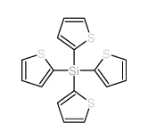 tetrathiophen-2-ylsilane结构式