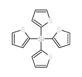 tetrathiophen-2-ylsilane Structure