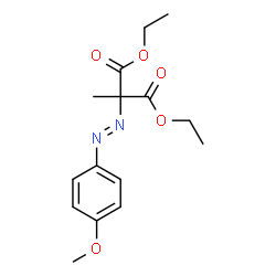 (E)-DIETHYL 2-((4-METHOXYPHENYL)DIAZENYL)-2-METHYLMALONATE结构式