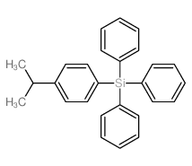 triphenyl-(4-propan-2-ylphenyl)silane Structure