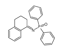 N-[(1E)-3,4-dihydronaphthalen-1(2H)-ylidene]-P,P-diphenylphosphinic amide Structure