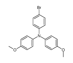 4-溴-4',4''-二甲氧基三苯胺结构式