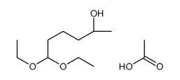 acetic acid,(2R)-6,6-diethoxyhexan-2-ol结构式