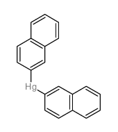 dinaphthalen-2-ylmercury Structure