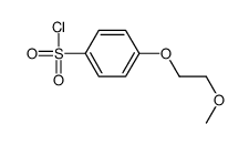 4-(2-methoxyethoxy)benzenesulfonyl chloride structure