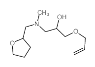 1-(methyl-(oxolan-2-ylmethyl)amino)-3-prop-2-enoxy-propan-2-ol Structure