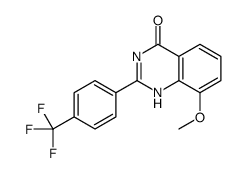 4(1H)-Quinazolinone,8-methoxy-2-[4-(trifluoromethyl)phenyl]- (9CI)结构式