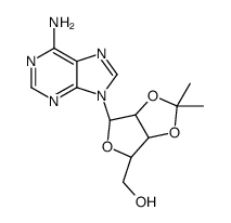 ((3AR,4R,6R,6AR)-6-(6-AMINO-9H-PURIN-9-YL)-2,2-DIMETHYLTETRAHYDROFURO[3,4-D][1,3]DIOXOL-4-YL)METHANOL structure