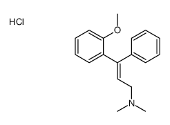 1-(o-Anisyl)-1-phenyl-3-dimethylaminoprop-1-ene hydrochloride结构式