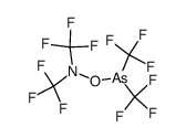 bis(trifluoromethyl)arsenic bis(trifluoromethyl)nitroxide结构式