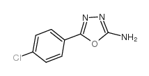 2-Amino-5-(2-chlorophenyl)-1,3,4-oxadiazole Structure