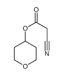 oxan-4-yl 2-cyanoacetate Structure