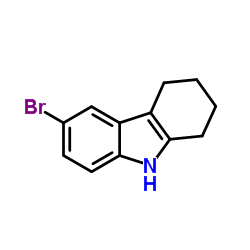 6-Bromo-2,3,4,9-tetrahydro-1H-carbazole structure