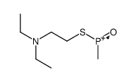 2-(diethylamino)ethylsulfanyl-methyl-oxophosphanium Structure