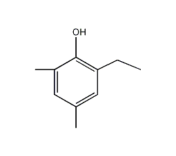 2,4-Dimethyl-6-ethylphenol Structure