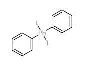 Plumbane,diiododiphenyl- Structure