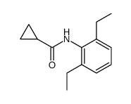 Cyclopropan-2,6-diaethyl-carboxanilid结构式