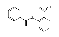 S-(2-nitrophenyl)benzenecarbothiolate结构式