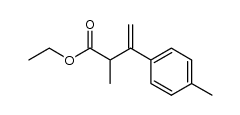2-methyl-3-p-tolylbut-3-enoic acid ethyl ester结构式