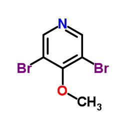 3,5-Dibromo-4-methoxypyridine Structure
