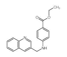 Benzoic acid,4-[(3-quinolinylmethyl)amino]-, ethyl ester picture