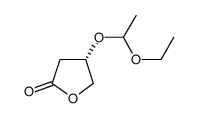 (3S)-3-(1-乙氧基乙氧基)-gamma-丁内酯结构式