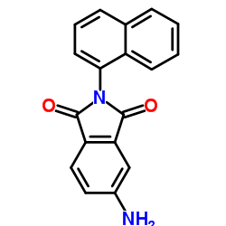 5-Amino-2-naphthalen-1-yl-isoindole-1,3-dione结构式