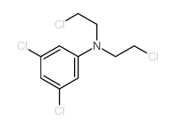 3,5-dichloro-N,N-bis(2-chloroethyl)aniline结构式