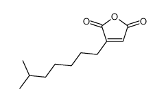 dihydro-3-(isooctenyl)furan-2,5-dione Structure