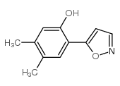 5-(4,5-DIMETHYL-2-HYDROXYPHENYL)ISOXAZOLE结构式