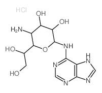 Heptopyranosylamine,4-amino-4-deoxy-N-purin-6-yl-, dihydrochloride (7CI,8CI)结构式