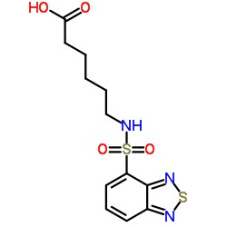 6-(BENZO[1,2,5]THIADIAZOLE-4-SULFONYLAMINO)-HEXANOIC ACID Structure