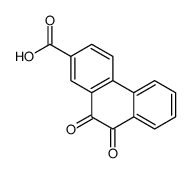 9,10-Dioxo-9,10-dihydrophenanthrene-2-carboxylic acid Structure