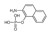 2-Amino-1-naphthol dihydrogen phosphate (ester) Structure