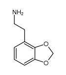 2,3-methylenedioxyphenethylamine结构式