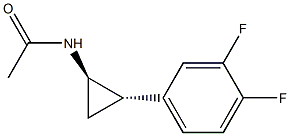 N-((1R,2S)-2-(3,4-difluorophenyl)cyclopropyl)acetamide Structure