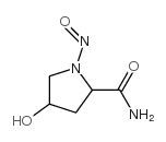 2-Pyrrolidinecarboxamide,4-hydroxy-1-nitroso-,L-trans-(8CI)结构式