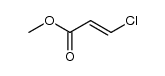 Methyl β-chloroacrylate结构式