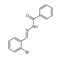 (2-bromobenzylidene)benzohydrazide结构式