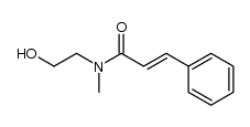 N-2-Hydroxyethyl-N-methylzimtsaeureamid Structure