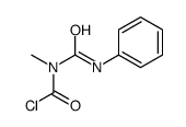 N-methyl-N-(phenylcarbamoyl)carbamoyl chloride Structure