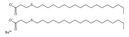 barium bis[3-(octadecylthio)propionate]结构式