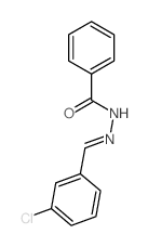 Benzoic acid,2-[(3-chlorophenyl)methylene]hydrazide结构式