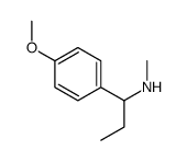 1-(4-methoxyphenyl)-N-methylpropan-1-amine结构式